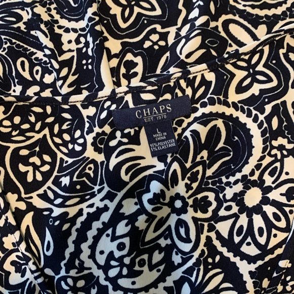 Chaps Navy & White Dress. - Picture 10 of 10